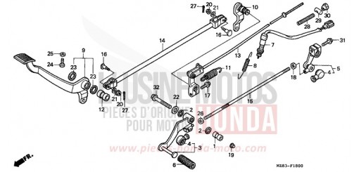 PEDALE VT600CR de 1994